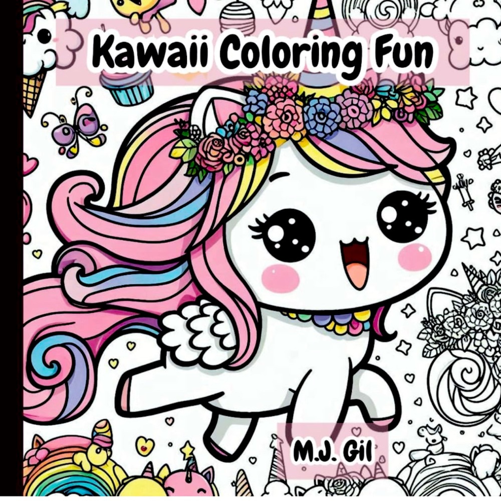 Kawaii Coloring Fun - Picture 1 of 2